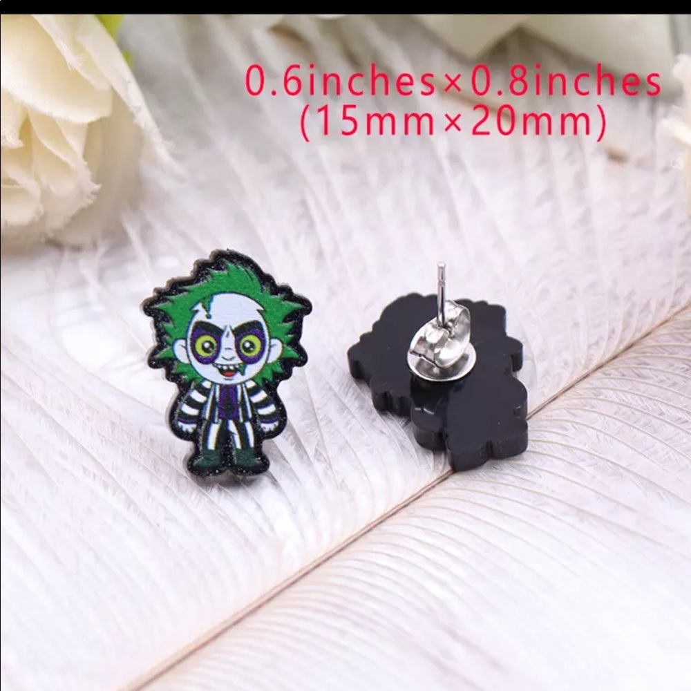 Beetlejuice Earrings